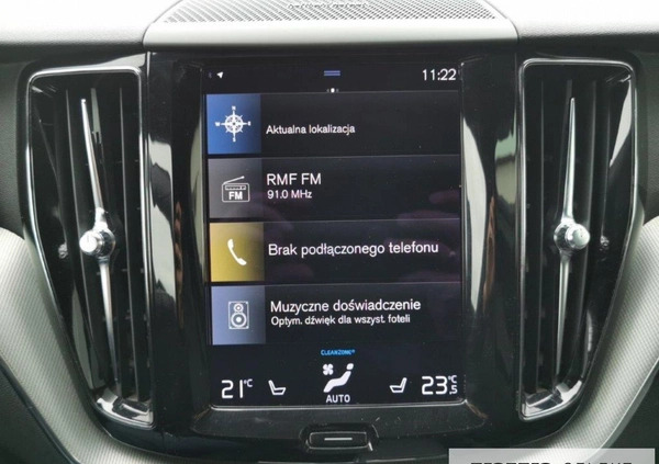 Volvo XC 60 cena 179900 przebieg: 85823, rok produkcji 2021 z Wiązów małe 529